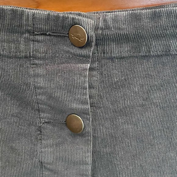 Toad & Co Corduroy Black Skirt Sz 2 - Picture 4 of 7